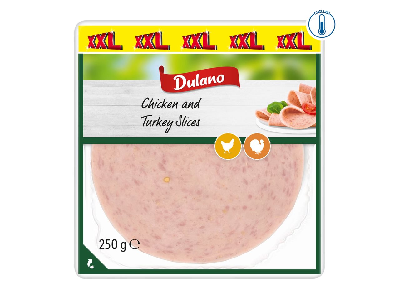 Dulano XXL Chicken and Turkey Slices (250g)