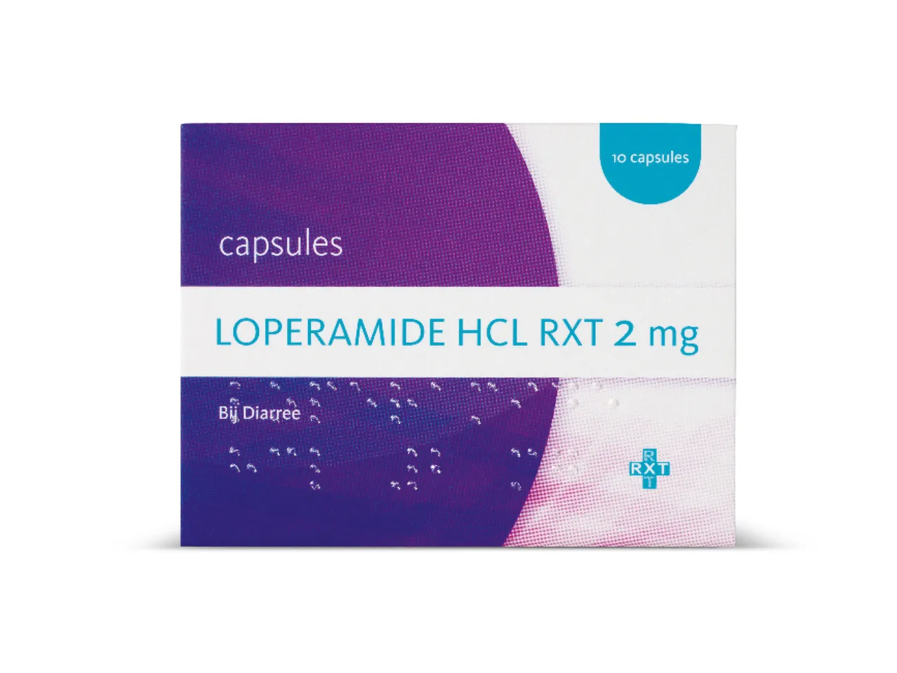Ga naar volledige schermweergave: RXT loperamide HCl 2 mg diarreeremmende capsules - afbeelding 1