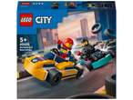 Lego City: Go-Karts and Race Drivers. Two go-karts and Lego minifigures.