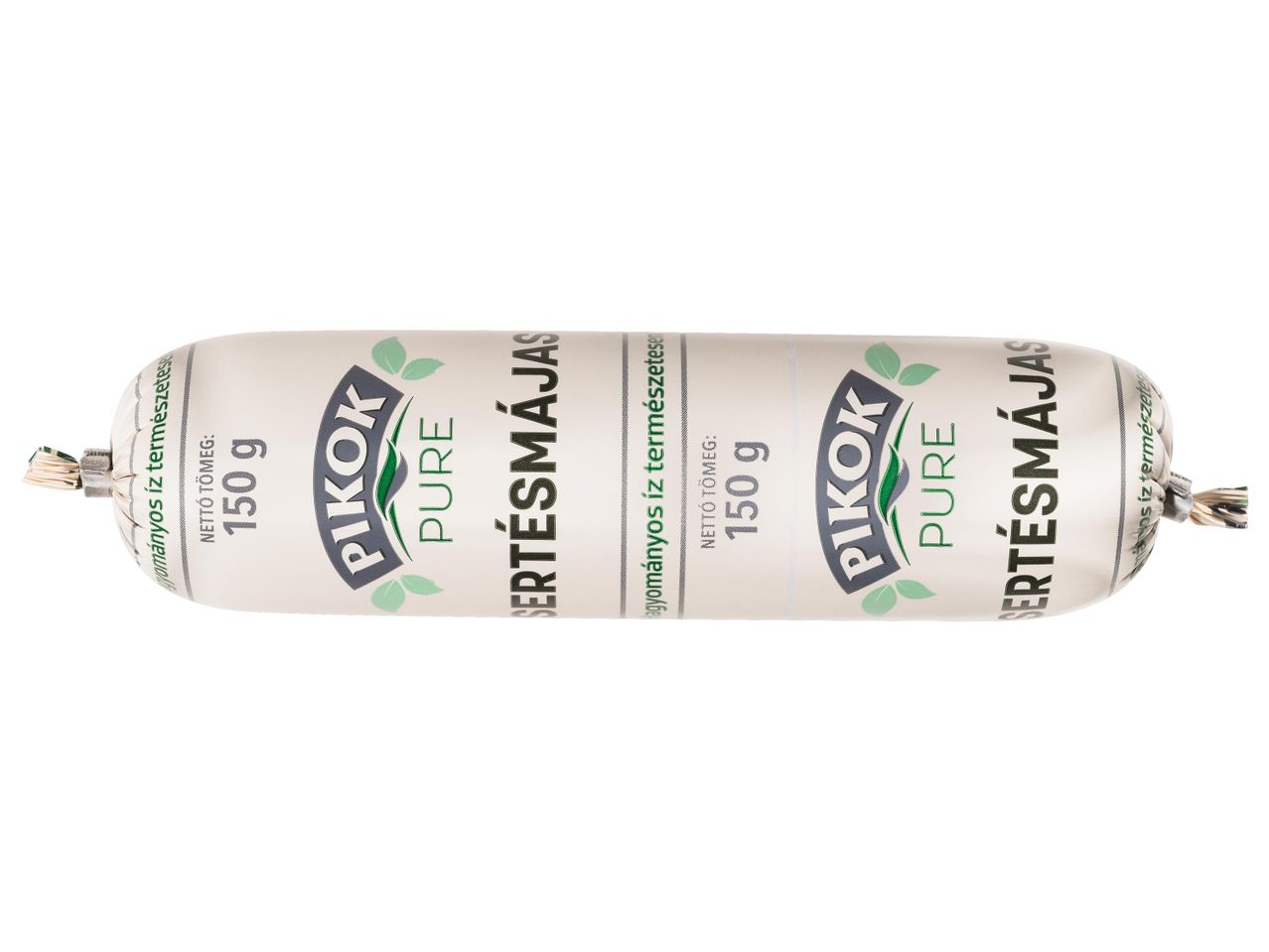 Pikok Pure sertésmájkrém, 150 g-os kiszerelésben.