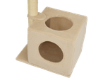 Zoofari Kradsetræ beige cat tree with scratching post and hideaway