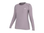 Women's long-sleeved functional top in dusty purple