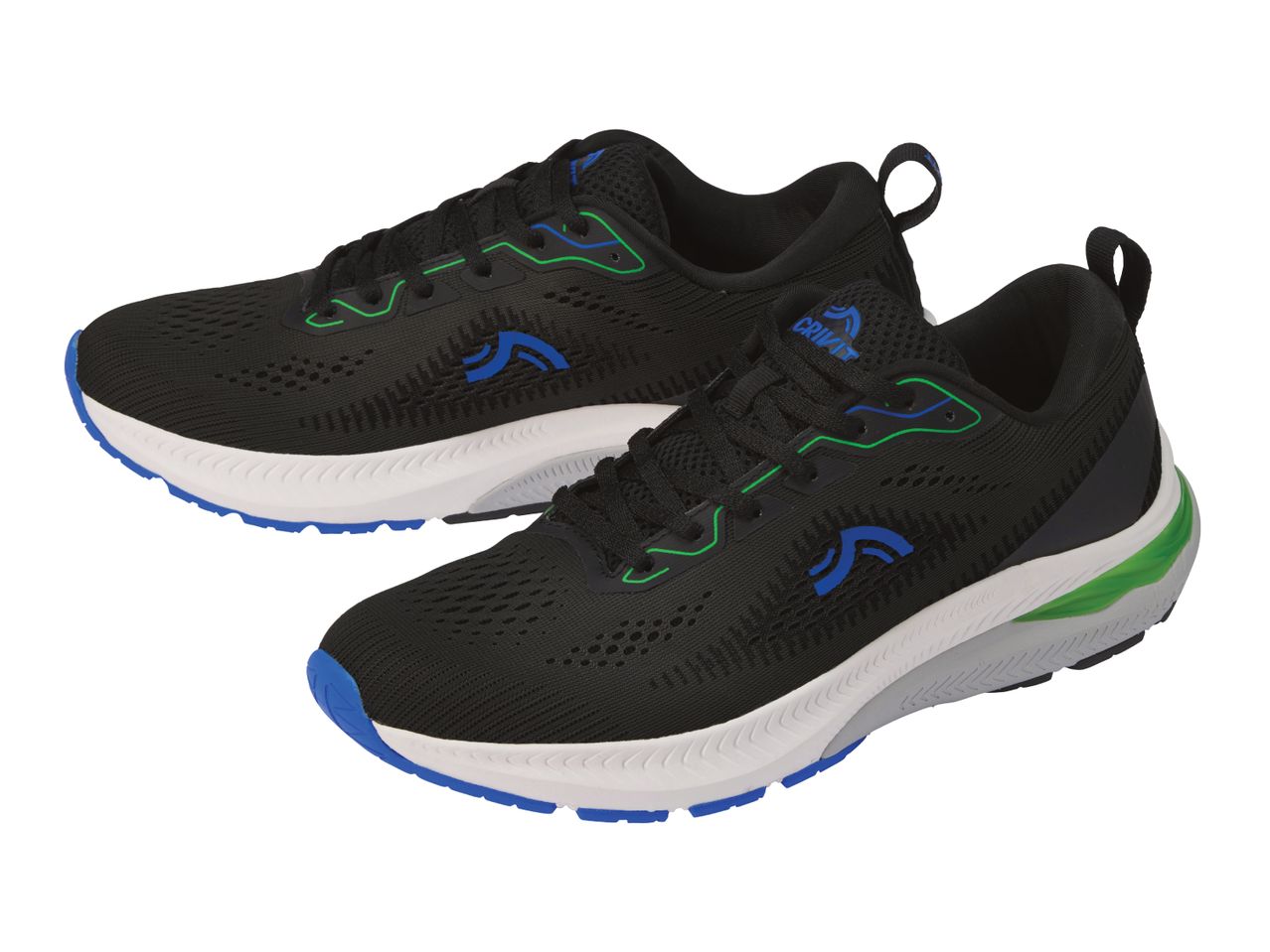 CRIVIT Men’s Black Premium Running Shoes