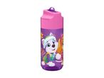 Paw Patrol Skye water bottle with pink lid.