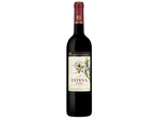 Garrafa de vinho tinto Casa Ferreirinha Esteva Douro com rótulo floral.