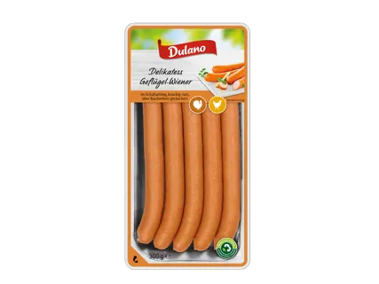 Dulano Delikatess Geflügel-Wiener