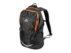 Black and orange Crivit backpack with reflective strip