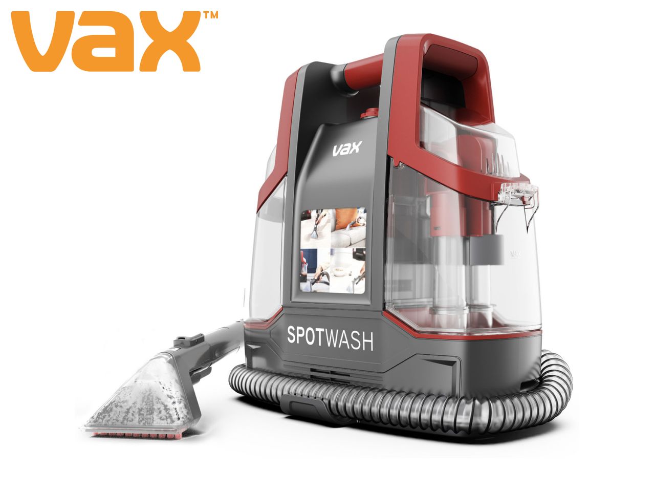 Vax SpotWash spot cleaner with hose and cleaning head