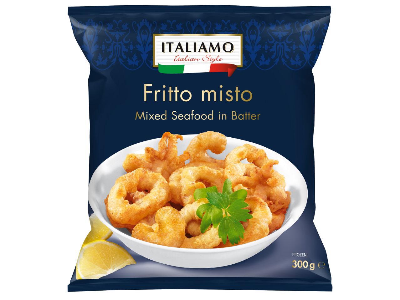 Панирани морски дарове в италиански стил, 300 g/опаковка