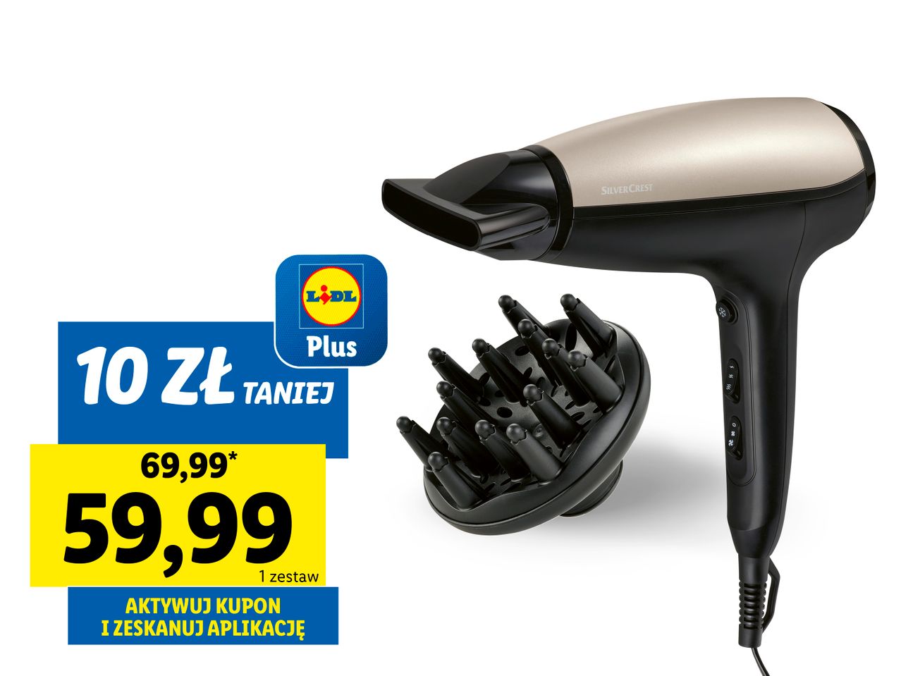 SILVERCREST® PERSONAL CARE Suszarka z jonizacją 2200 W