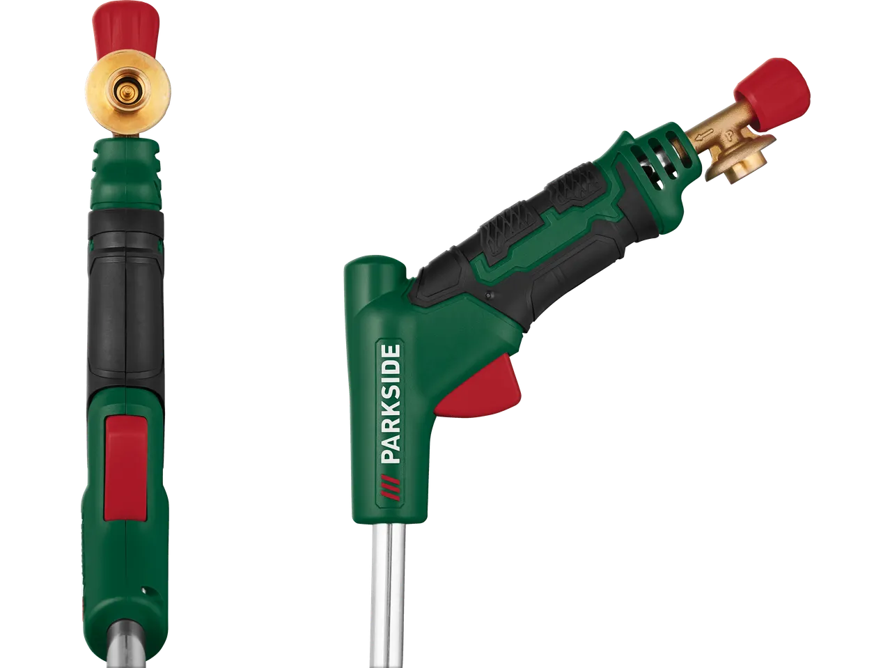 Désherbeur thermique PARKSIDE avec cartouche de gaz, vert et noir