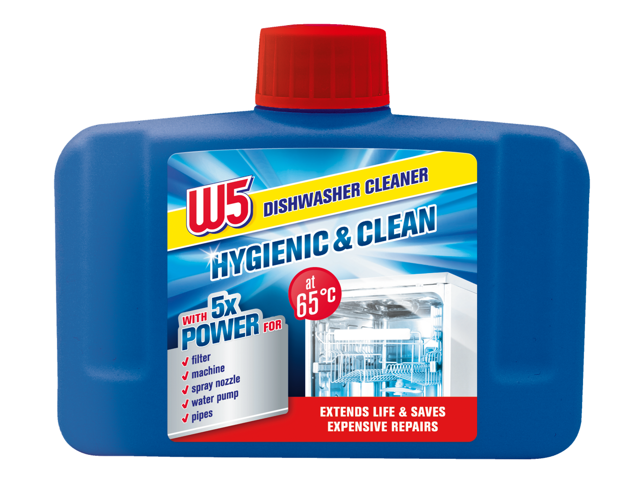 Curățător W5 pentru mașina de spălat vase: curățenie igienică.
