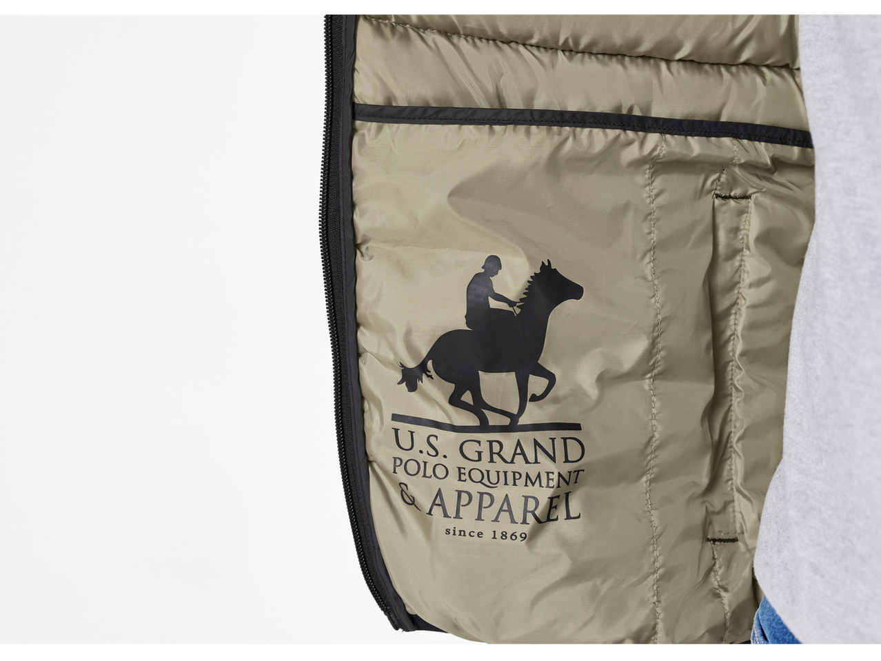 U.S. GRAND POLO DLA LIVERGY® Kurtka męska pikowana