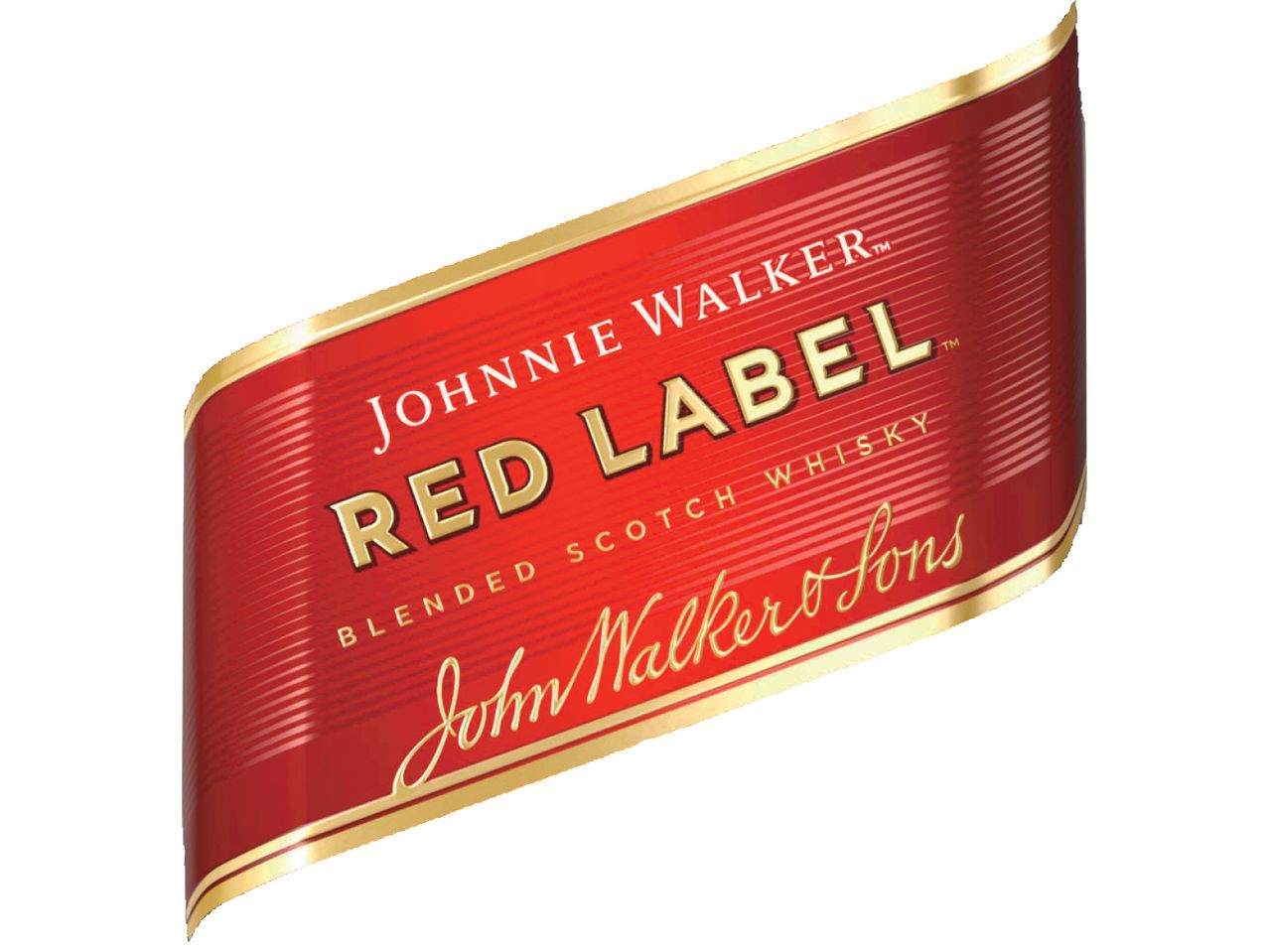 Етикет на Johnnie Walker Red Label.