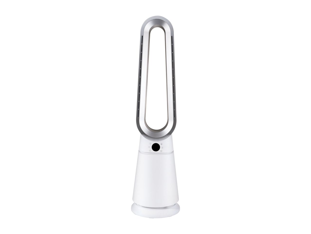 Go to full screen view: Silvercrest Bladeless Tower Fan Heater - White - Image 2