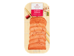 Saumon sashimi style japonais avec piment doux, légèrement fumé, 80g.