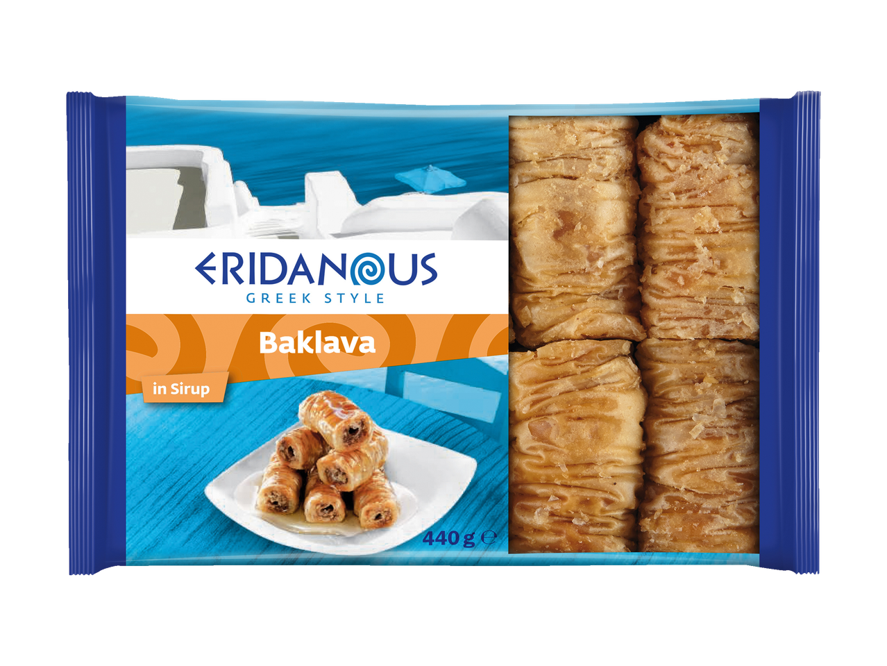 Eridanus grieķu stila baklava, 440g.