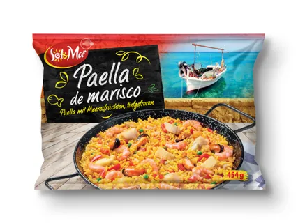 Sol & Mar Paella mit Meeresfrüchten