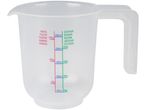Caraffa graduata con marcature in ml e g 