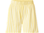 ESMARA пиџама панталоне са жутим и белим пругама.