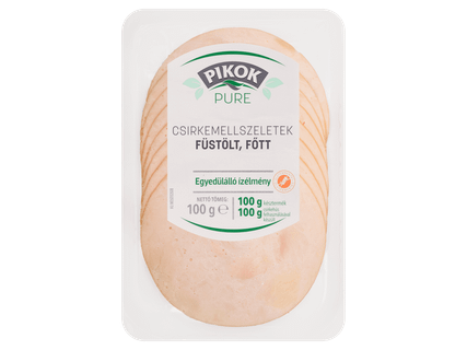 Füstölt, főtt csirkemell