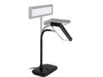 LIVARNO home LED stona lampa sa dva svetlosna panela i fleksibilnom rukom.