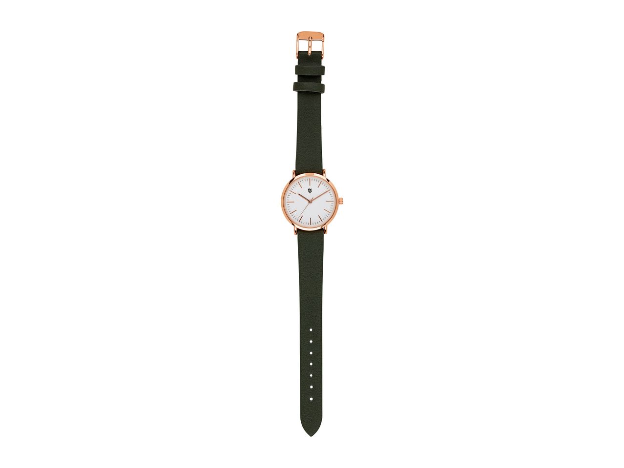 Go to full screen view: Auriol Watch with Black PU Leather Strap & Jewellery Set - Image 2