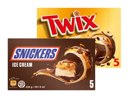 Snickers/Twix/ Mars/Bounty Ice Cream Riegel