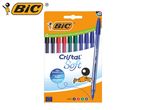 BIC Cristal Soft ballpoint pens, ten-pack, assorted colors.