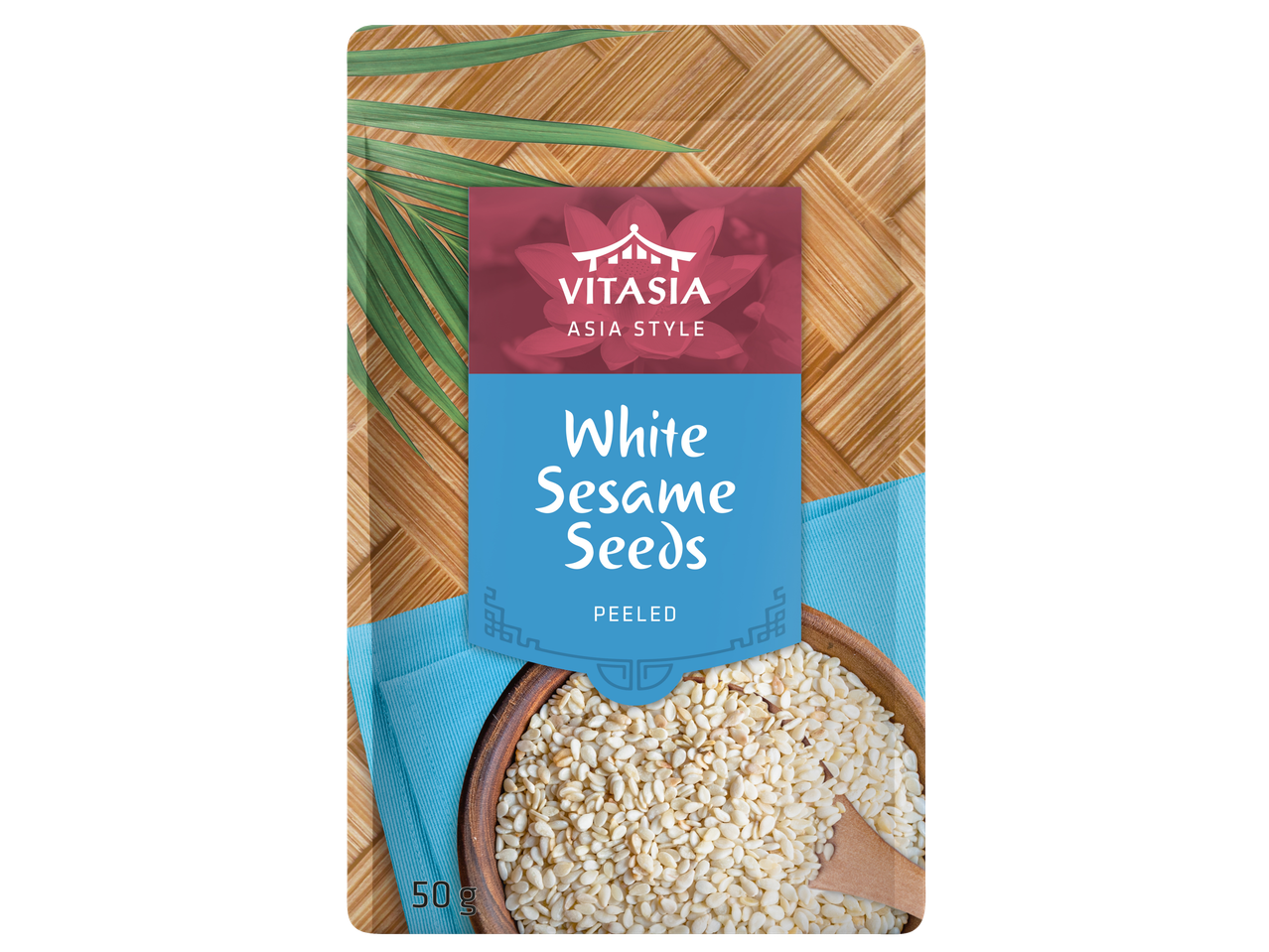 Vitasia baltosios sezamo sėklos, luptos, 50g