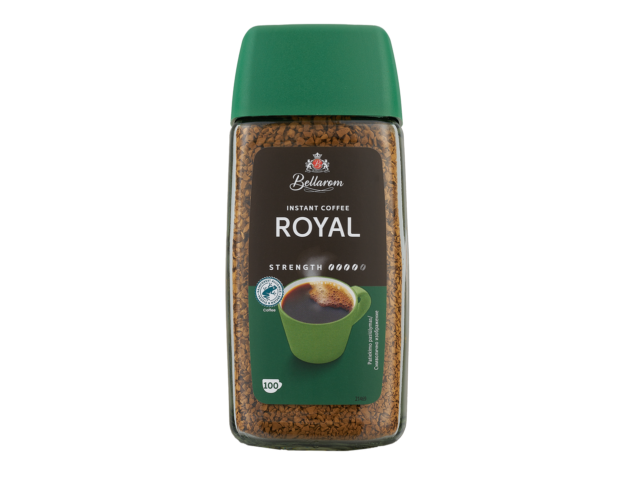 Bellarom Royal tirpiamas kavos.