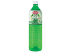Бутилка напитка от алое вера с надпис 'Original Aloe Vera Drink' и 'Premium'.