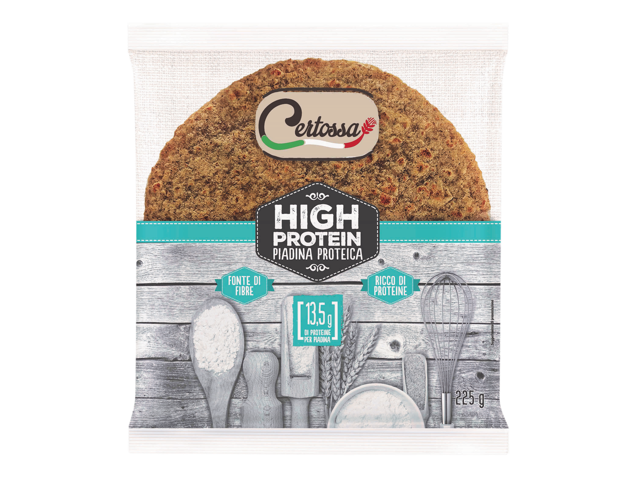 High protein Piadina proteica