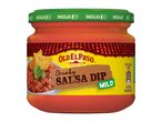 Old El Paso Mild Chunky Salsa Dip jar.