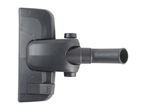 Dark grey vacuum cleaner floor nozzle attachment with a round hose connection.
