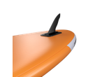 Prancha de paddle Crivit laranja com barbatana.