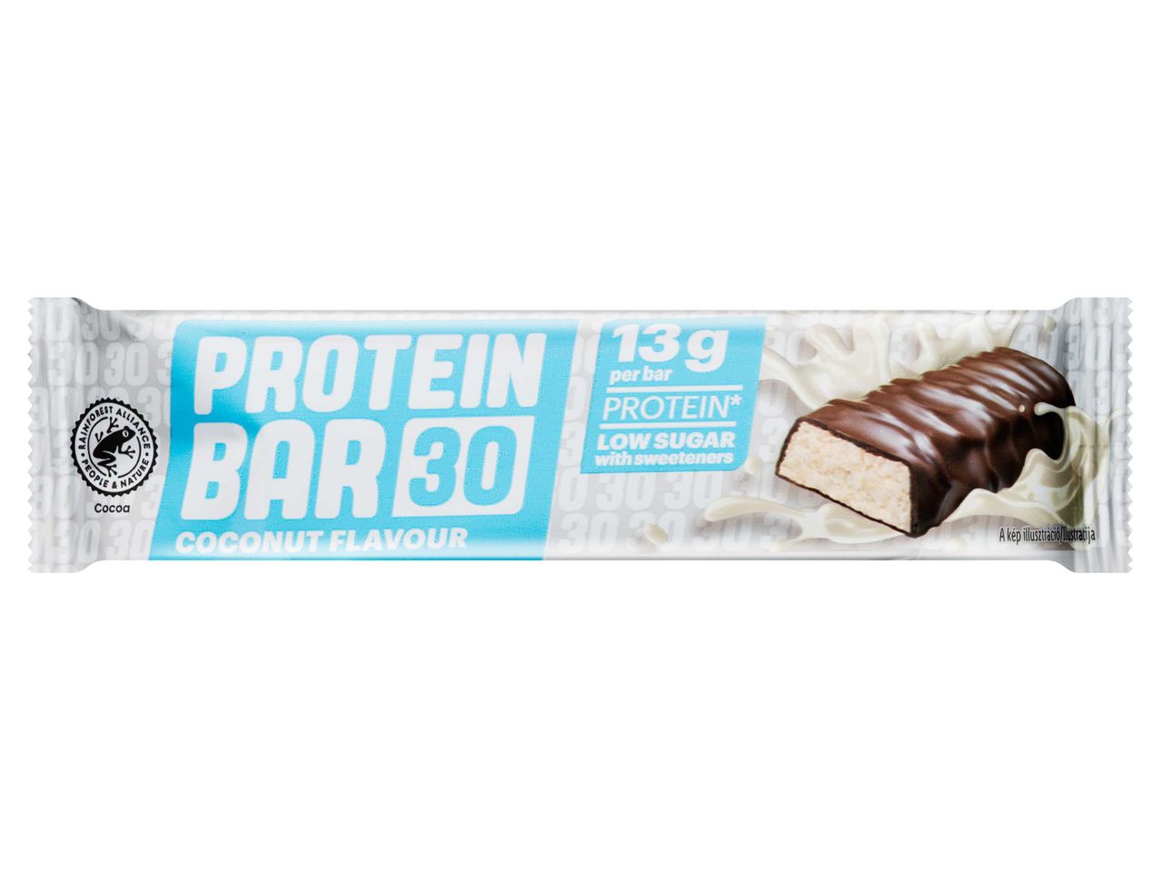 Protein Bar 30 fehér csokoládés fehérjepótló szelet.