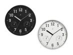 To vægur med termometer og hygrometer, en sort og en hvid.