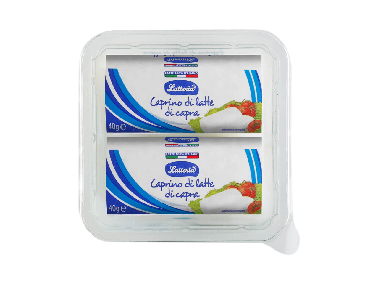 Confezione di formaggio di capra Latteria Caprino di latte di capra, 40g.