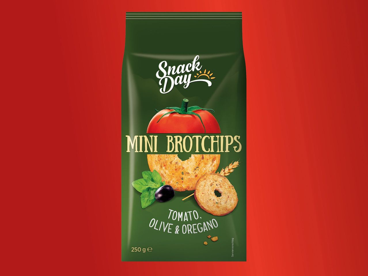 Angebot offerieren Snack Day Mini Brotchips