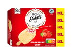 Embalagem de gelado BON GELATI XXL Morango Crocante com 8 unidades e Nutri-Score E.