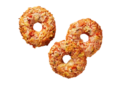Gevulde mini pizzadonut