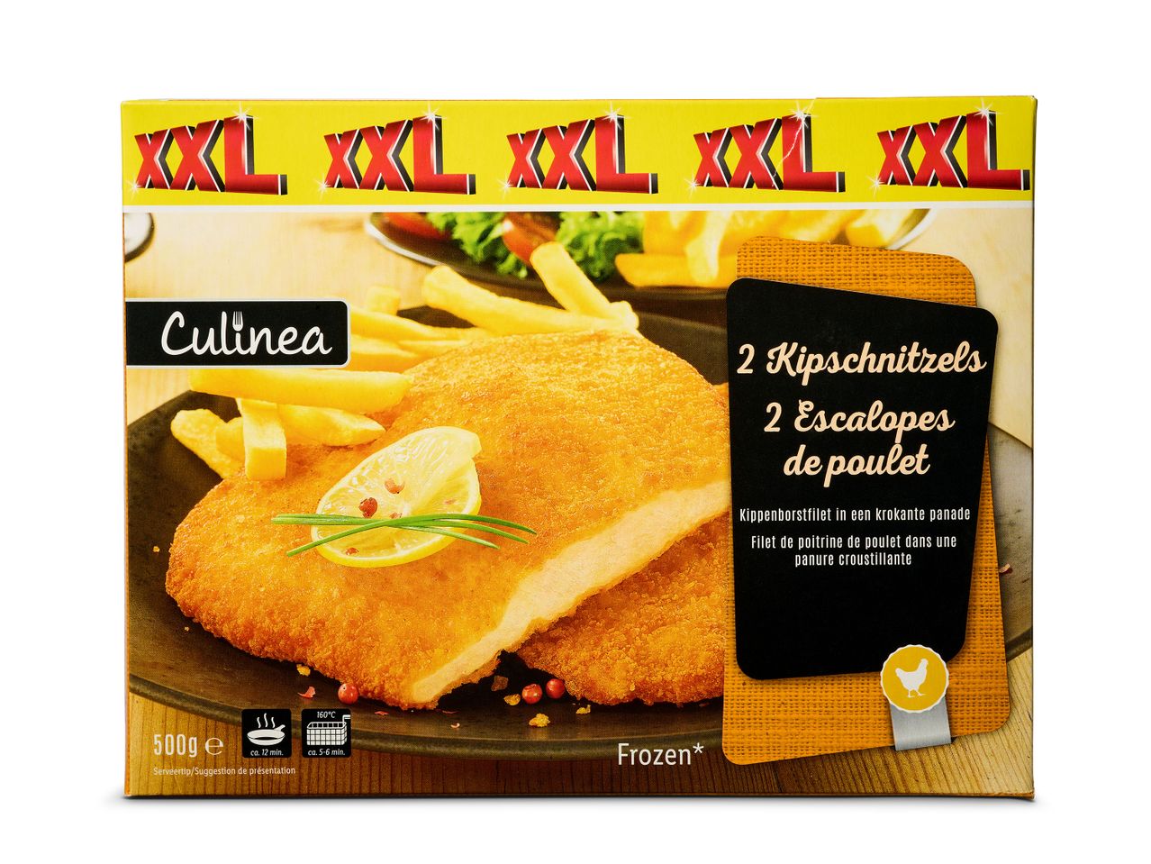 Ga naar volledige schermweergave: Kipschnitzel XXL - afbeelding 1