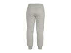 Light grey sweatpants with ribbed cuffs