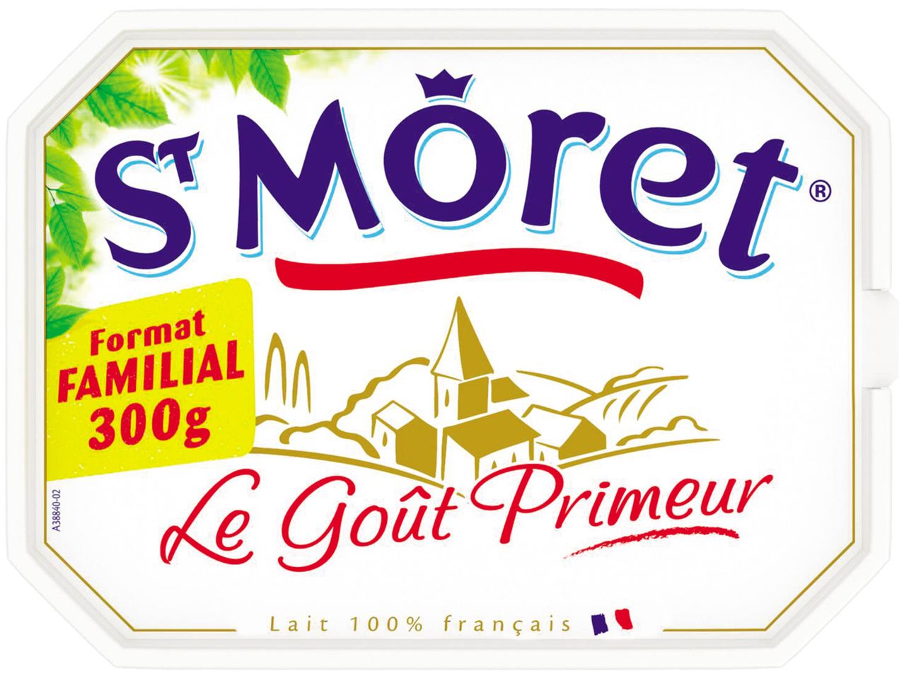 St Môret, fromage frais familial 300g, Le Goût Primeur, Lait 100% français