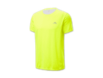 Gelbes Crewit Laufshirt mit reflektierenden Details.