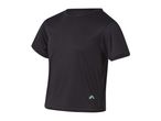 Black short-sleeved athletic t-shirt.