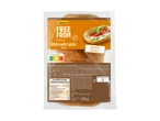 Glutenvrij witbrood met zaden, laag in suiker en rijk aan vezels, met Nutri-Score B.