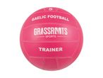 Pink Gaelic football with 'Gaelic Football', 'Grassroots Sports', and 'Trainer' text.