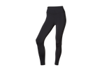 Kõrge vöökohaga mustad legginsid.